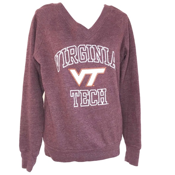 Tops - Virginia Tech Graphic College V-Neck Sweatshirt